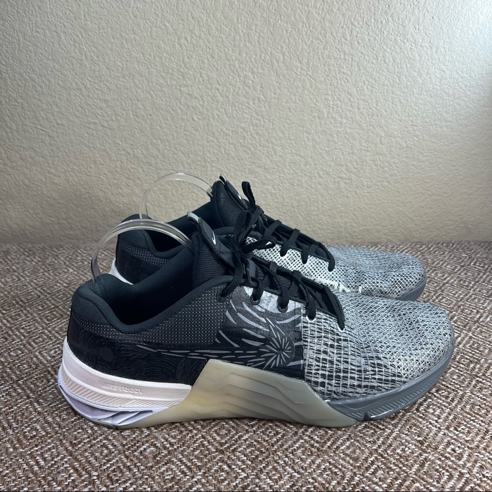 Nike Metcon 8 Men’s Sz 14 Black Smoke Grey Weightlifting Sneakers Athletic Gym
